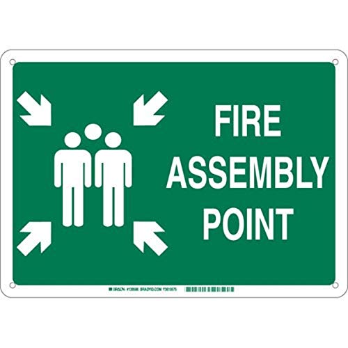 Panneau Fire Assembly Point pour point de rassemblement extérieur