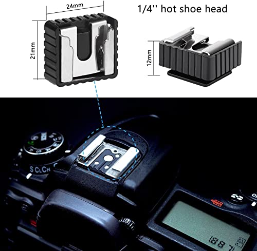 Nutmanel 22pcs tornillo de trípode, adaptador de trípode de 1/4 "a 3/8", tornillos de cámara, adaptador de trípode para trípode, Monopad, monopié, placa de liberación rápida - imagen 6