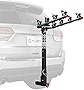 Allen Sports Deluxe Locking Quick Release 4-Bike Carrier for 2 Inch Hitch, Model 542QR, Black