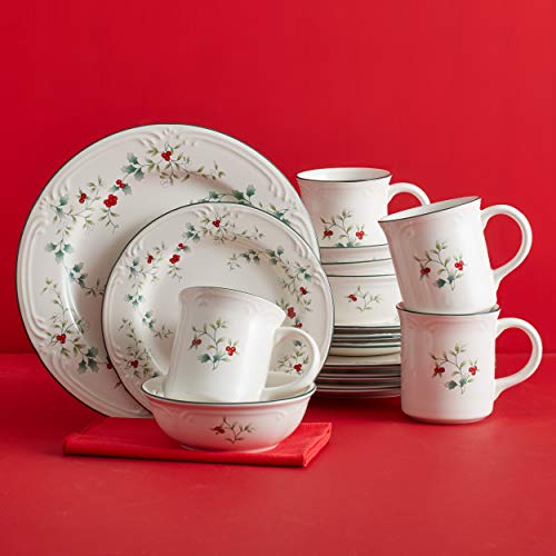 Pfaltzgraff 025398647286 5072007 Winterberry Holiday 16 Piece Dinnerware Set thumb #1