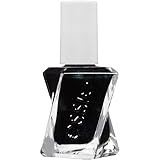 essie Gel Couture 2-Step Longwear Nail Polish, Hang Up The Heels, Black Nail Polish, 0.46 fl. oz.