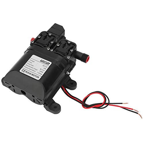 12V DC Diaphragm Water Pump, 120W High Pressure Self-Priming Used in Lawn, Garden, Vehicle Cleaning, Boats, Carpet Cleaning, Floor Cleaning,