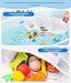 Imagen de Gyxova Organizador de Juguete de Baño Bolsa de Juguetes de Baño Almacenamiento para la Bañera 67 × 14 × 20 cm Red de Organizadores de Juguetes Baño Bolsa Juguetes Bañera con 4 Ganchos Autoadhesivos