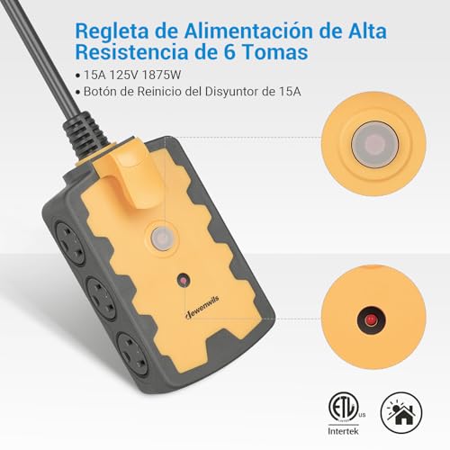 Extensión eléctrica uso rudo 28 Imagen adicional