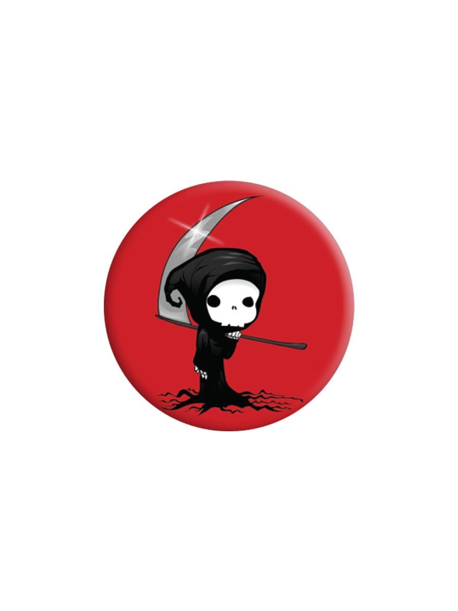Grindstore Cute Grim Reaper Badge