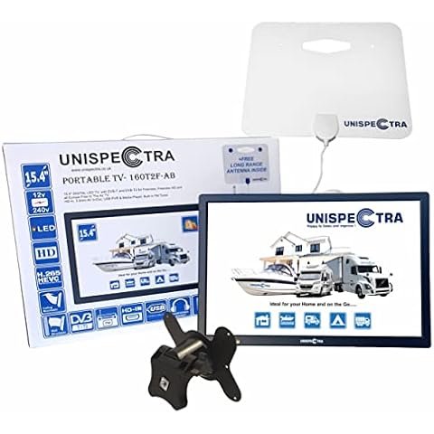 Unispectra 16" HD Digital TV for Home and Travel Cover