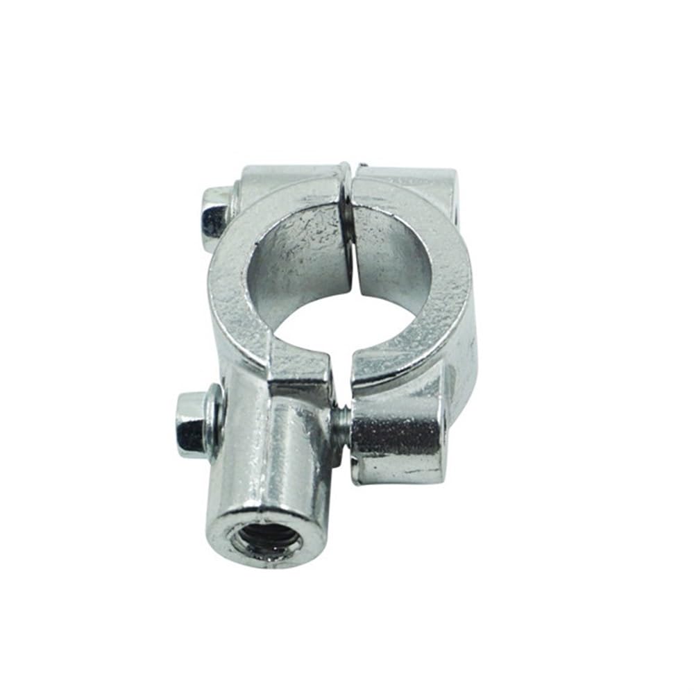 Support Rétroviseur Universel Moto - Aluminium Chromé 10mm Pour Guidon 7/8"