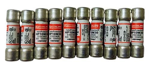 MERSEN DC FUSE 30A 1000V 10 NOS HP10M30