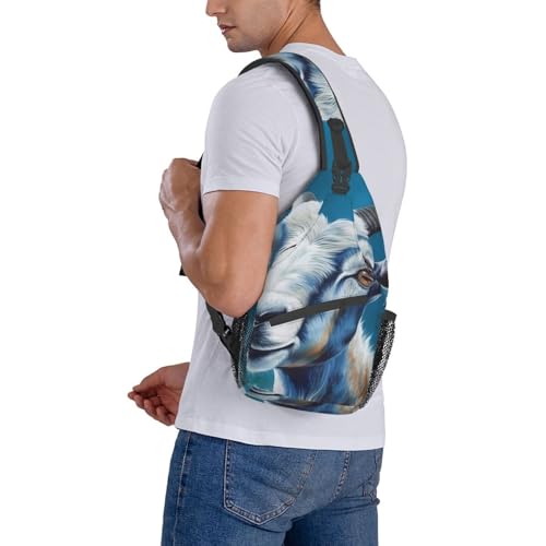 Mochila deportiva tipo sling negra para ciclismo y senderismo miniatura 7