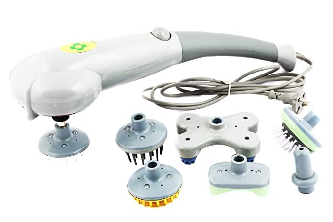 DHARMIK V ENTERPRISE 8 In 1 Magic Full Body Massager Handheld Pain Relief Massager Machine With Weight Loss Function-Vibration And Interchangeable Nodes Muscle Massager DHARMIK V ENTERPRISE 8 In 1 Magic Full Body Massager Handheld Pain Relief Massager Machine With Weight Loss Function-Vibration And Interchangeable Nodes Muscle Massager