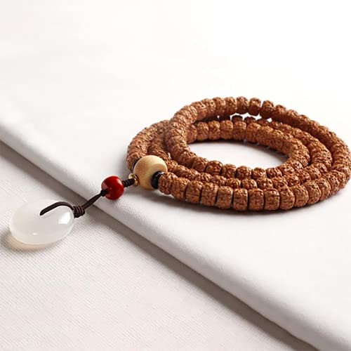 Chapelet Bouddhiste d'Exception en Perles Bodhi Écailles de Dragon