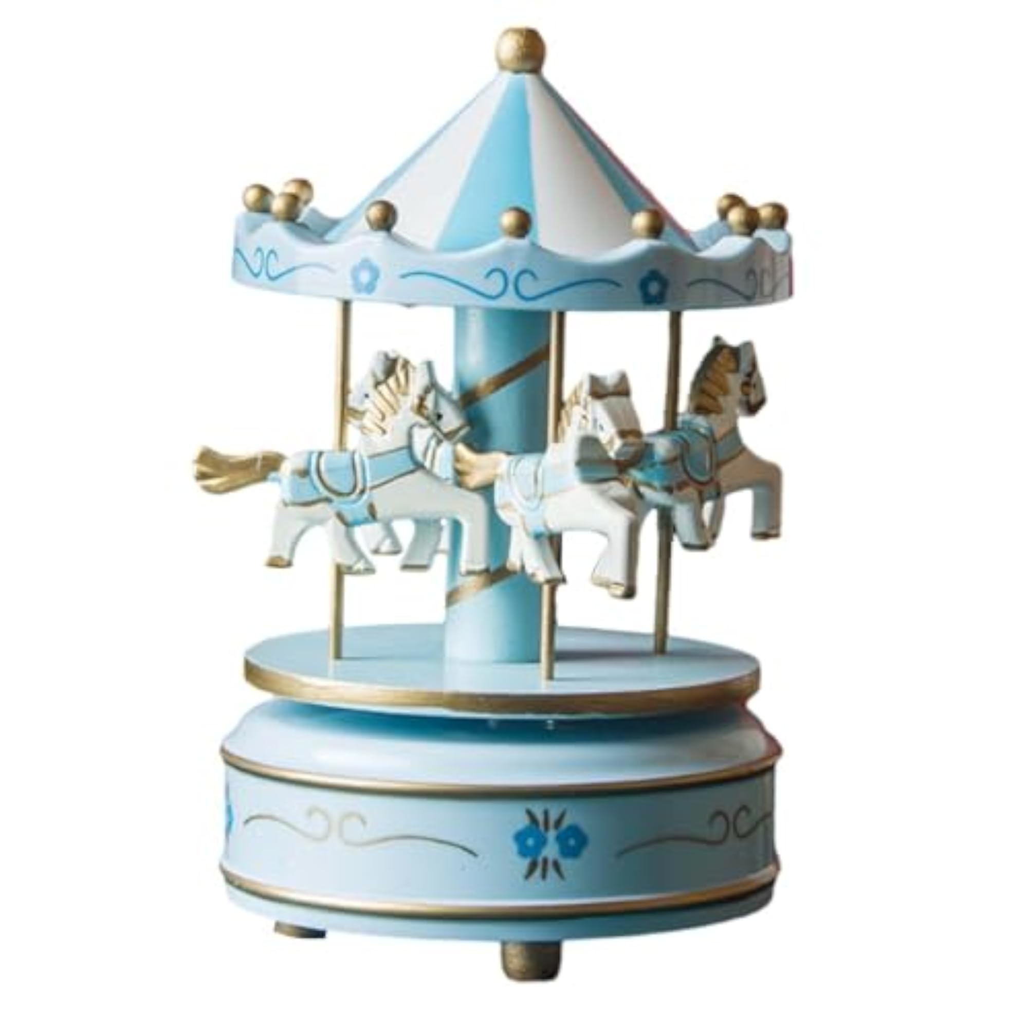 Wood Musical Box for Holiday Decoration, Rotating Crafts