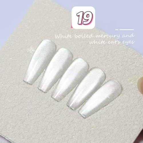 Set de 6 esmaltes en gel magnéticos ojos de gato miniatura 2