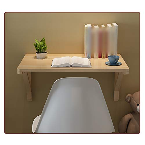 Table murale en bois de pin massif table d'étude multifonction