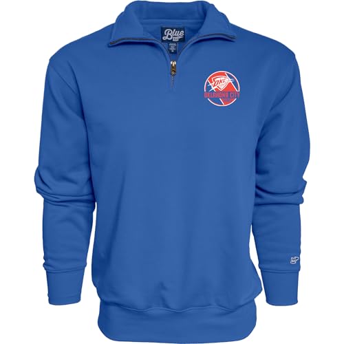 Sudadera NBA licencia oficial Blue 84 jersey deportivo con cuello cremallera
