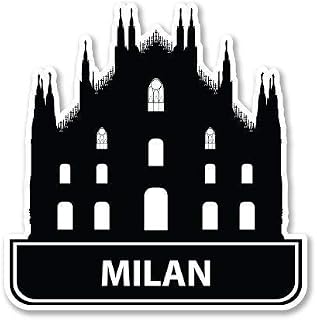 Milan Vinyl Sticker - Car Phone Helmet Bumper Sticker Decal