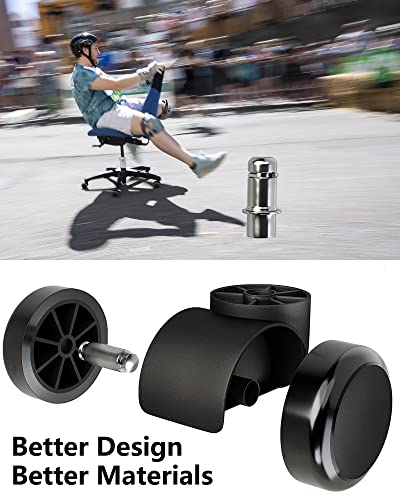 Brozigo YF007 Office Chair Wheels Brozigo Chair Wheels Replacement 5-Pack, Office Chair Casters Heavy Duty Replacement thumb #5