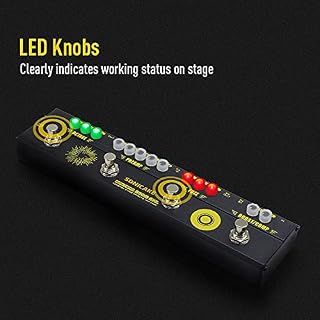SONICAKE Pédale multi-effets basse Préampli Compresseur Boost Fuzz Octave Pédale Boom Ave avec FX Loop - Les Beatles, Paul McCartney, John Lennon, RIngo Starr, George Harrison SONICAKE Pédale multi-effets basse Préampli Compresseur Boost Fuzz Octave Pédale Boom Ave avec FX Loop – Image 5