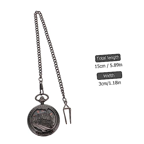 Adorainbow 3 Peças Relógio De Bolso Mecânico Vintage Relógio Masculino Relógio Retrô Relógio Automát