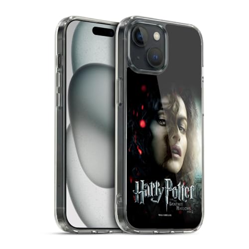 Head Case Designs Officially Licensed Harry Potter Bellatrix Lestrange Deathly Hallows VIII Gel Case [Military Grade Protection] Compatible with Apple iPhone 15 and Compatible with MagSafe