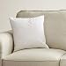 Throw Pillow Insert 18x18 inch - Hypoallergenic Foam Stuffer - Standard Decorative Square / Sequin Couch Pillow Inserts for Indoor and Outdoor, White 1 Pack