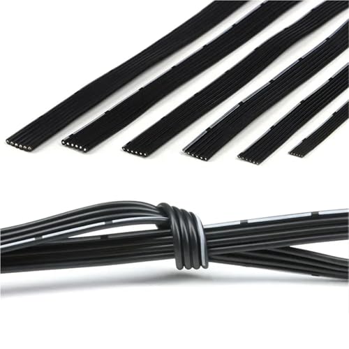 Cable paralelo de silicona de 26 AWG flexible para electrónica de 2P a 10P