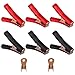 EEEKit Krokodilklemmen, 6 Stück isolierte Batterieklemmen 100A Batterie Zange Klemmen für Starthilfekabel Auto Fahrzeug Ladekabel