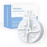 Portable Washing Machine, Mini Washer, Turbine Washing Machine with USB, Deep Cleaning of Underwear, Baby Clothes and Small Clothes, Suitable for Business, Travel, Apartment