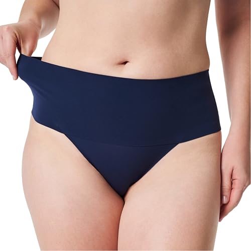 Image of SPANX SPANXsupersmooth Undie-tectable Thong - Comfortable Core Control - Invisible Shapewear - Women No Show Thong Underwear