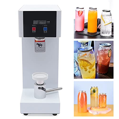 ntumLeap 180W Can Sealer Can Seamer Can Sealing Machine with LCD Panel and Counter, 55Mm Caliber Tin Can Sealer Bottle Can Capping Tools Height Adjustable, for All Material Cans,