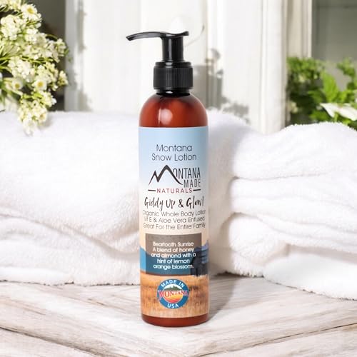 Montana Snow Lotion - Organic Handmade Hydrating Daily Moisturizer