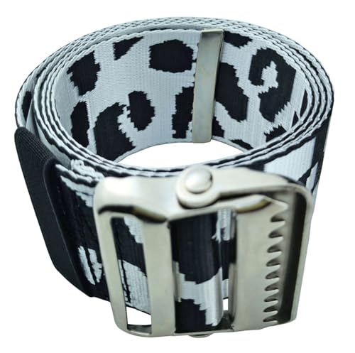 LAMBOX Gait Belt Transfer Belt with 2-inch Soft and Comfortable Jacquard Webbing for Caregivers, Seniors, Elderly, etc. (60 inch, Color14)