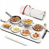 【Indicateur intuitif de température】Changez rapidement entre Celsius et Fahrenheit pour adapter votre style de cuisson. Ce tapis chauffant en silicone facile à utiliser permet à tout le monde de naviguer sans effort dans les réglages, ce qui évite toute confusion lors de la préparation des repas.