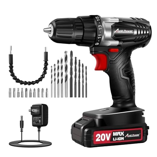 AVID POWER 20V Cordless Drill Set
