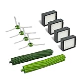JoyBros Accesorios para iRobot Roomba i1+ 1152 i3+ i4 + i6+ i7+ i8+ e5 e6 e7 Combo J5 i5, 2 Cepillos Principales (Rodillos) 4 Filtros 4 Cepillos Laterales