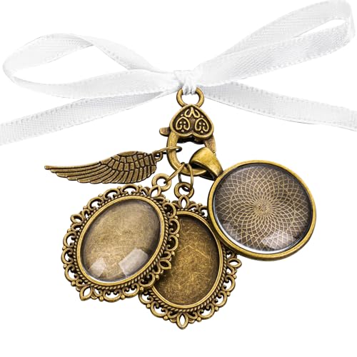 Telooco Blumenstrauß Anhänger für Hochzeit Erinnerung Spitze Oval Hochzeitsfoto Gedenkstrauß Anhänger Hochzeits Fotoanhänger Verlobungs- Oder Geburtstagsgeschenk für Braut und Bräutigam