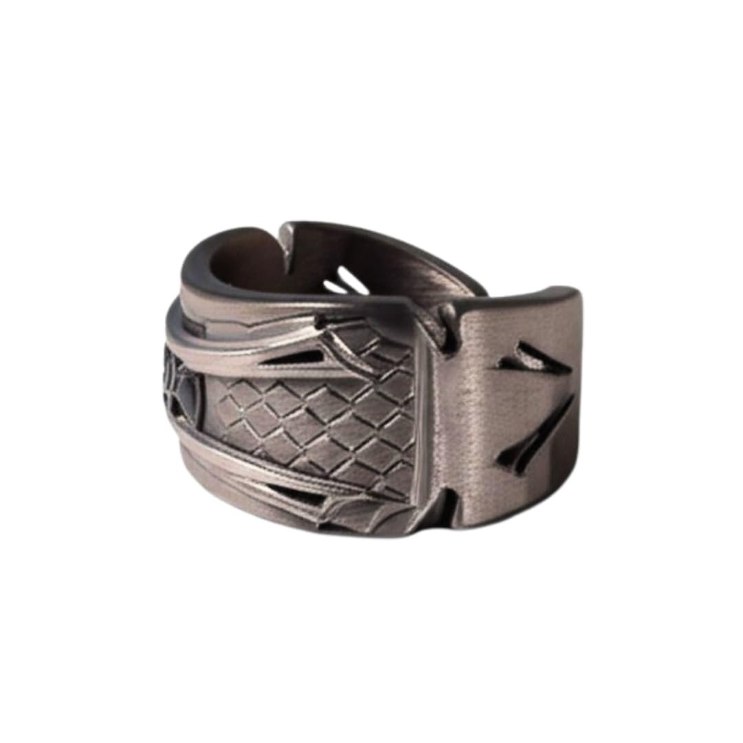 the men thing Royal Series - ROGUE SIGIL RING - Pure Stainless Steel Men’s Steel-Plated Ring – Statement Luxury Jewelry (Size : 19-20-21-22-25)-picture-17