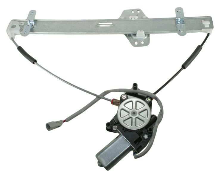 Image of TRQ Front Right Power Window Regulator & Motor Assembly Passenger Side Compatible with 2003-2011 Honda Element