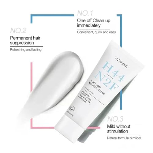 2023 Newest Body Hair Removal Cream For Women, For Unwanted Hair In Underarms, Private Parts, Pubic & Bikini Area, Painless Flawless Depilatory Cream, Sensitive Formula Suitable For All Skin Types (2 Pcs) #TOP2