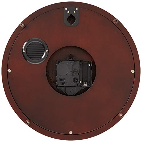 Seiko 12 Inch Grain Finish Wall Clock With Numerals And Dual Quarter Hour Chimes #TOP2