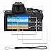 Produktbild iDaPro Displayschutz schutzfolie für Nikon Z50 Z 50 + Handschlaufe [3+1Stück] Schutzglas Tempered Glass Screen Protector 9H Härte Gehärtetes Glas