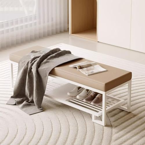 Tabouret de douche multifonction et banc à chaussures en bois - 3