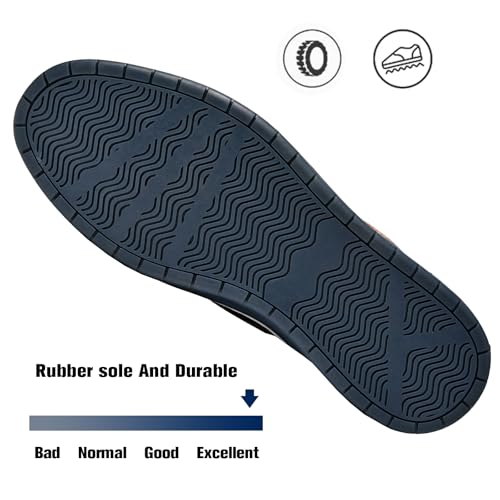 Men's Casual Shoes Fashion Dress Sneakers Zapatos Casuales para Hombre Comfortable Oxford Shoes for Men Lace-up Flat Business Casual Leather Shoes4