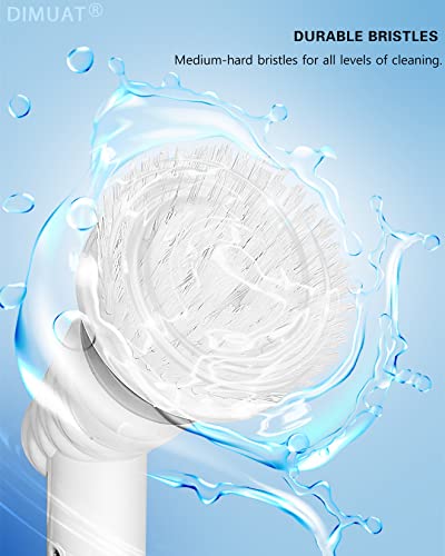 Dimuat Electric Spin Scrubber, Shower Scrubber For Cleaning, Cordless Grout Power Bathroom Cleaner For Cleaning Tile, Floor, Bathtub #TOP3
