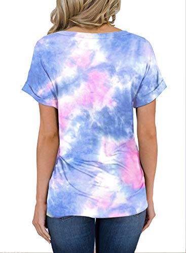 Miholl Women's Short Sleeve Shirts Summer Loose Casual T-Shirt Tops #TOP1