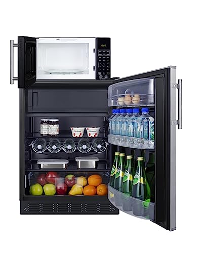 212 Main Microwave & Refrigerator-Freezer Combination with Allocator