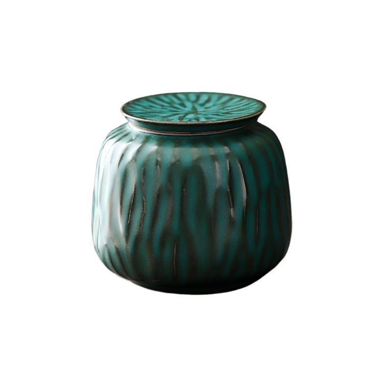 Pojemniki na herbatę do sypkiej herbaty Ceramiczne puszki na herbatę Mała, szczelna mini przenośna próbka w stylu retro