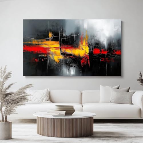 Art moderne abstrait en impression sur toile 100x50cm haut de gamme