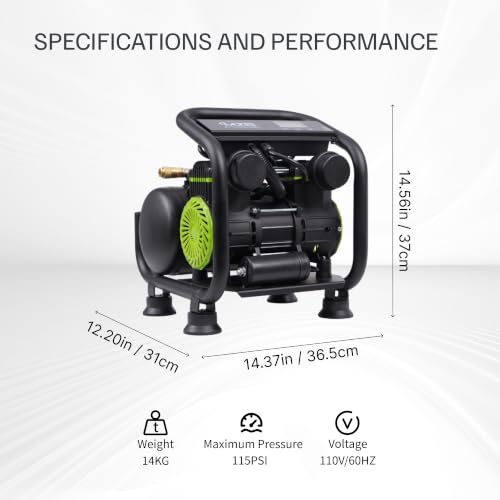 MZB AIR COMPRESSOR MZB-900H-6 Quiet Air Compressor