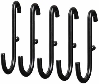 IKEA イケア フック ブラック 5ピース m40569938 SKADIS スコーディス